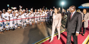 Kamala Harris en Tanzanie pour soutenir  la présidente Samia Suluhu Hassan