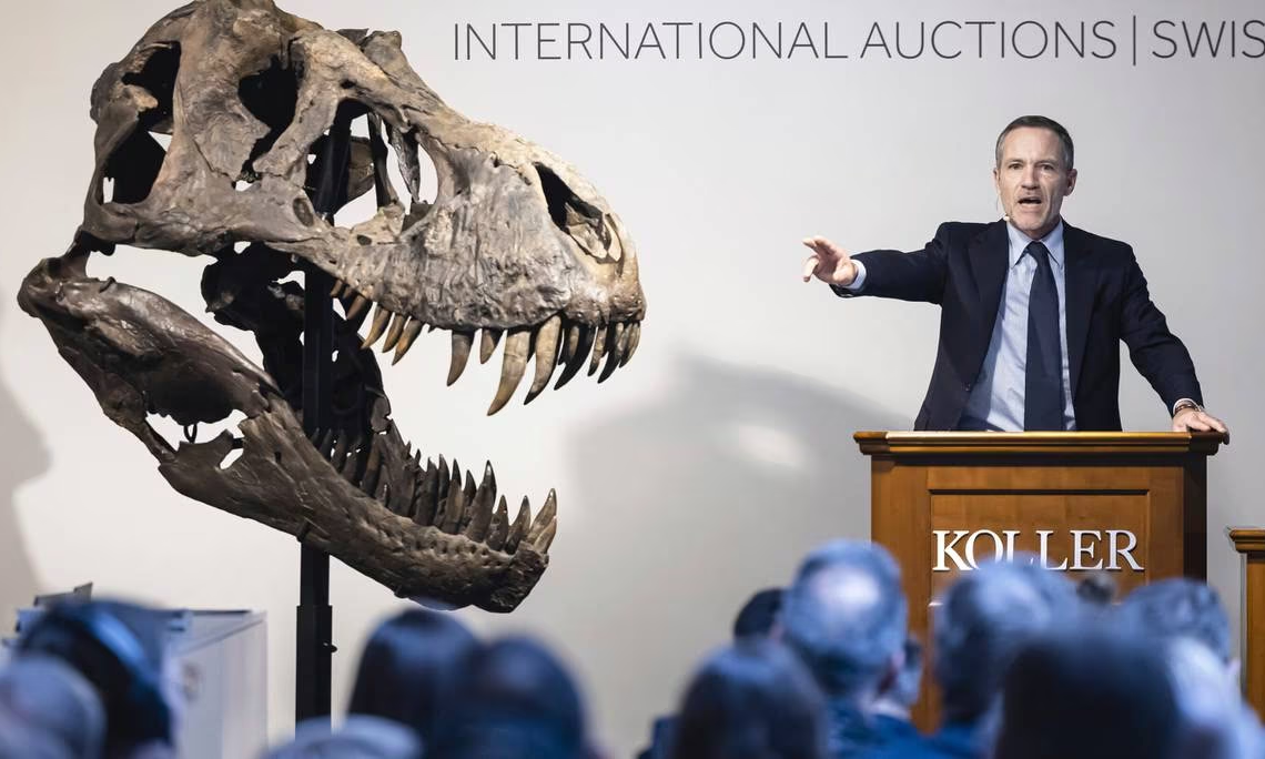 Un squelette composite de T-Rex vendu près de 5,6 millions d’euros aux enchères