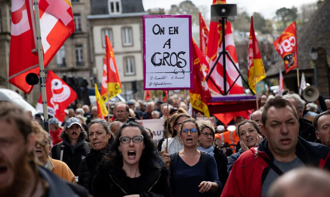 Fête du travail: 782.000 personnes ont défilé, selon le ministère de l&rsquo;Intérieur français