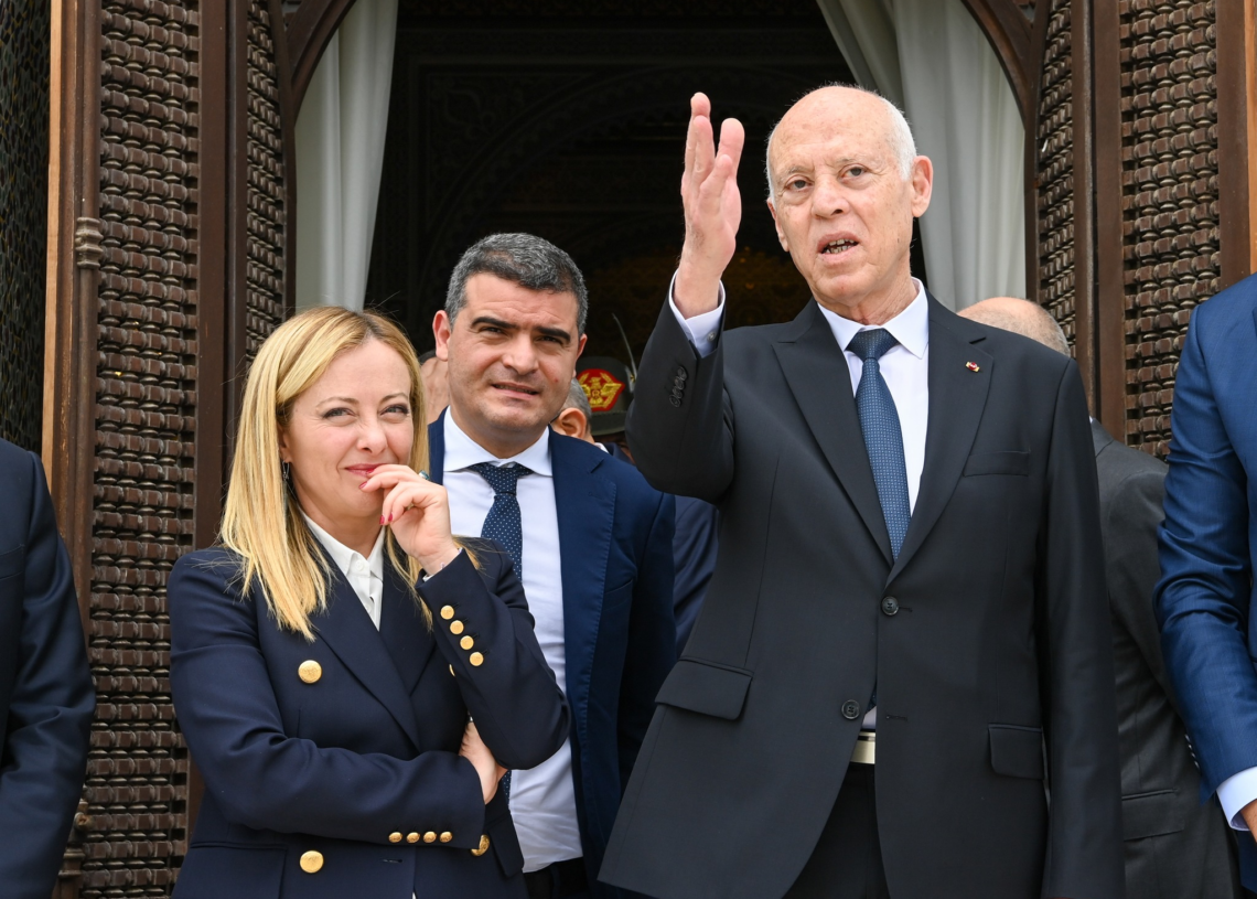 Migrants et FMI: Georgia Meloni à Tunis défend une « approche pragmatique »