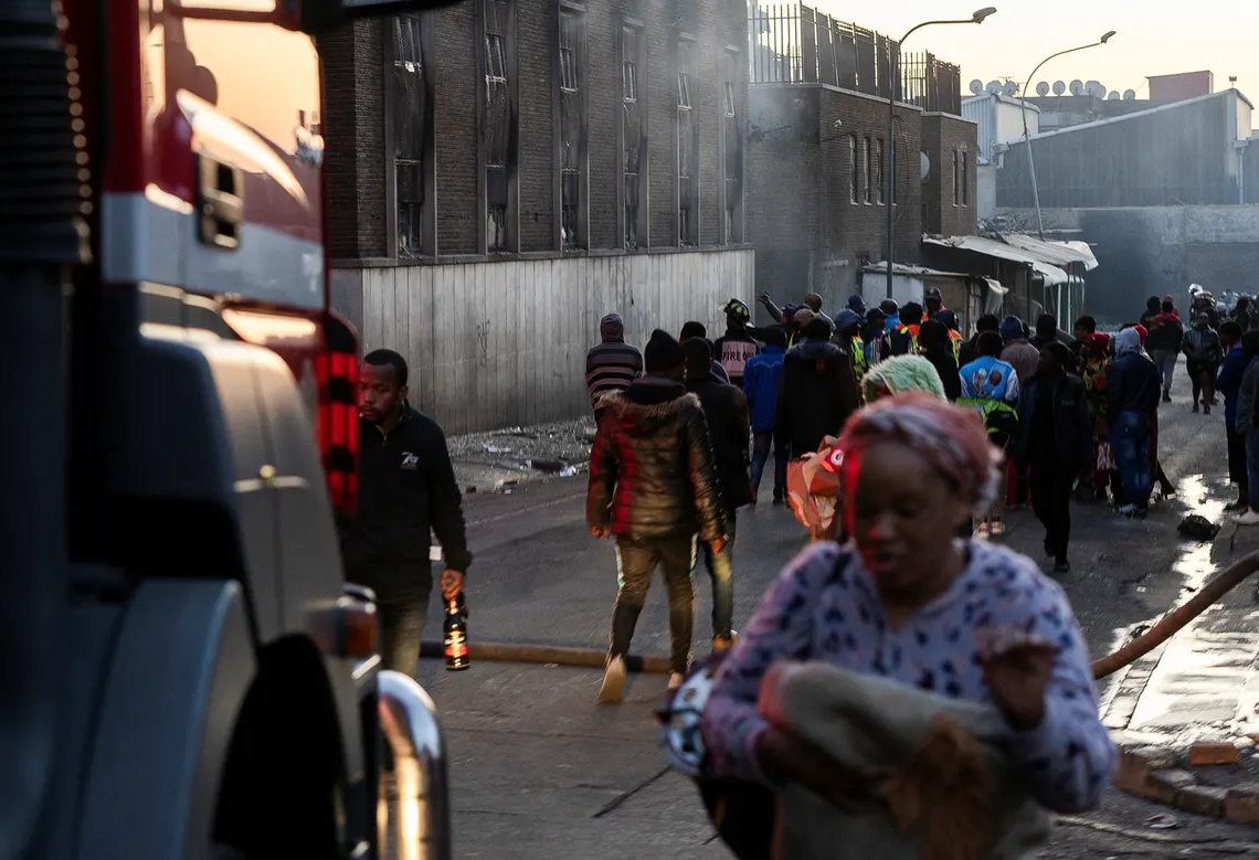 Afrique du Sud: au moins 73 morts dans un incendie à Johannesburg