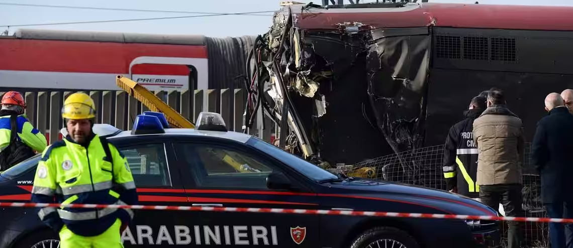 Italie: 5 cheminots tués dans un accident ferroviaire