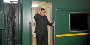 Kim Jong Un quitte la Russie à bord de son train blindé