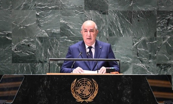 ONU: Tebboune plaide pour accorder à la Palestine le titre de membre à part entière à l’Assemblée générale