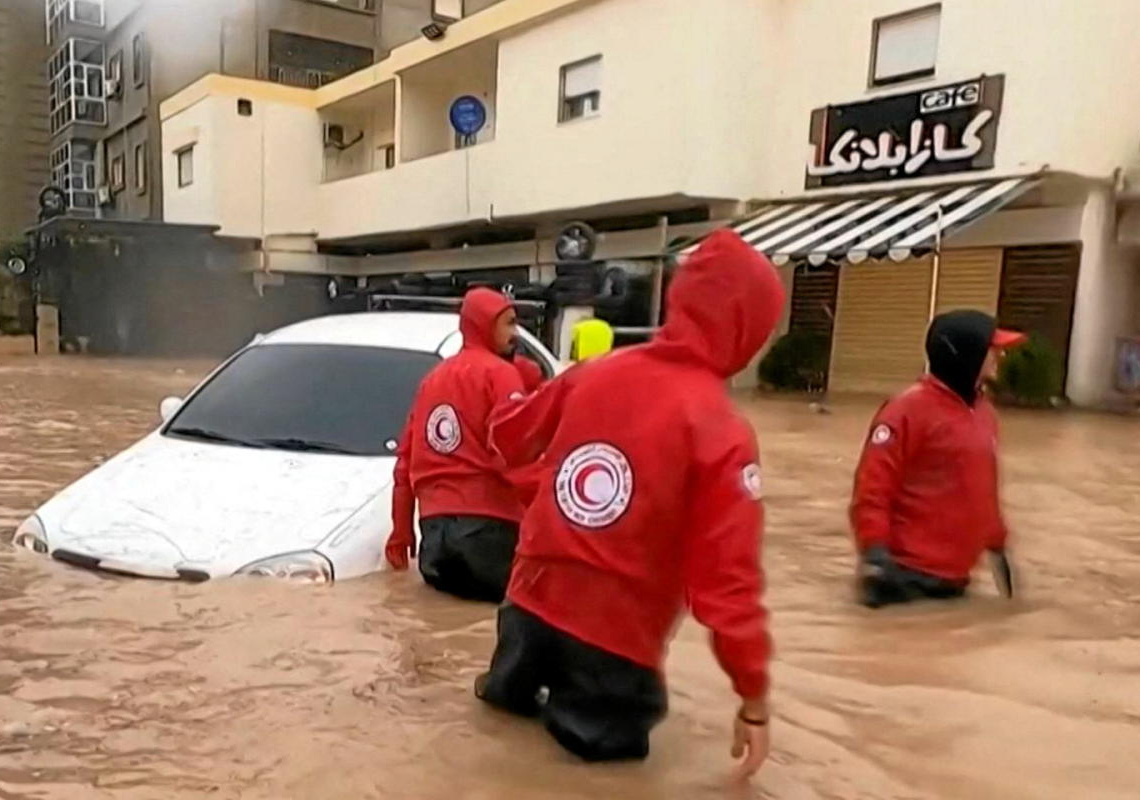 Tempête Daniel en Libye: le bilan s&rsquo;élève au moins à 2 300 morts