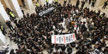 États-Unis : des manifestants occupent un bâtiment du Congrès pour exiger un cessez-le-feu à Gaza