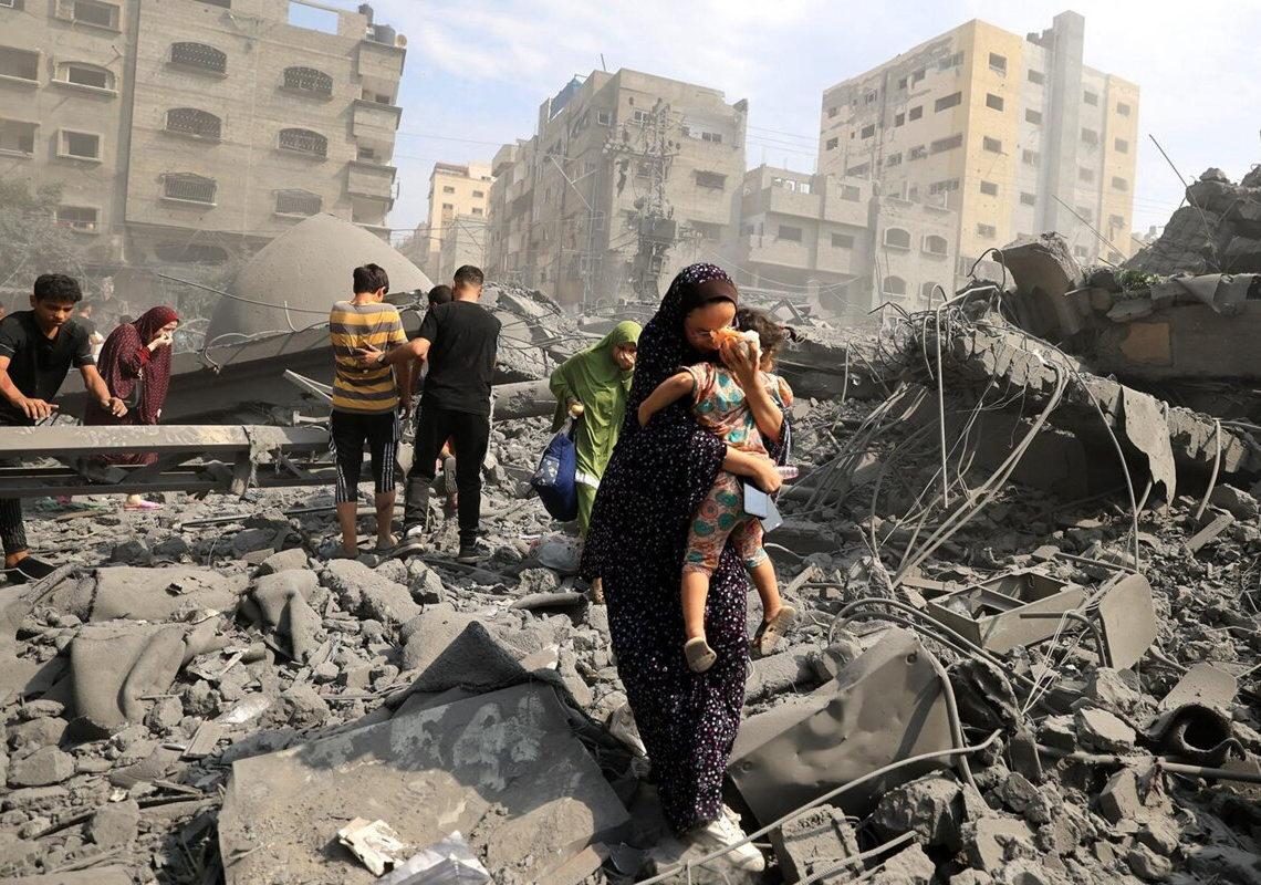 Gaza: Mahmoud Abbas demande à l’ONU d’intervenir, plus de 187 500 Palestiniens déplacés