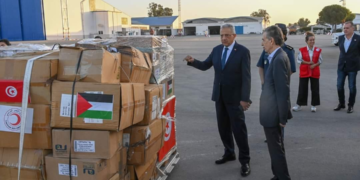 Tunisie: Un premier avion chargé d&rsquo;aides humanitaires pour les Palestiniens a décollé