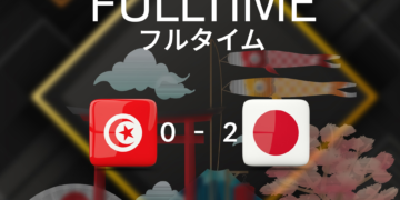 Japon-Tunisie (2-0): Différence de classe