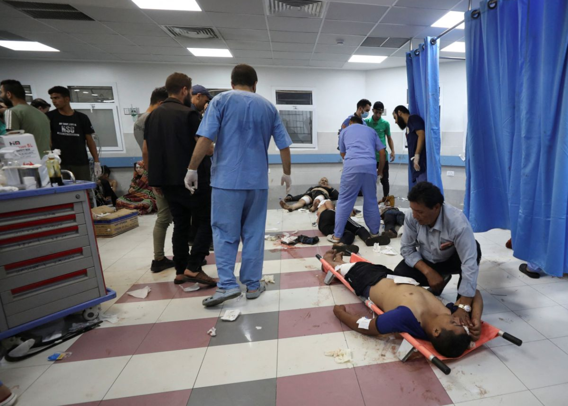 Bombardement de l’hôpital Ahli Arab: les réactions de la communauté internationale