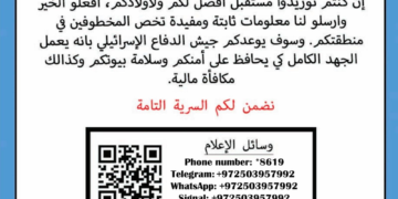 Des tracts israéliens largués à Gaza réclament des informations sur les otages en échange d&rsquo;argent