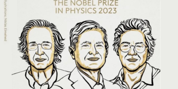 Nobel de physique: trois spécialistes du déplacement des électrons récompensés