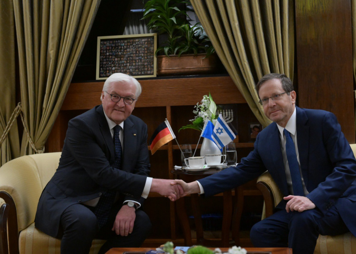 Le Président allemand en visite de solidarité en Israël