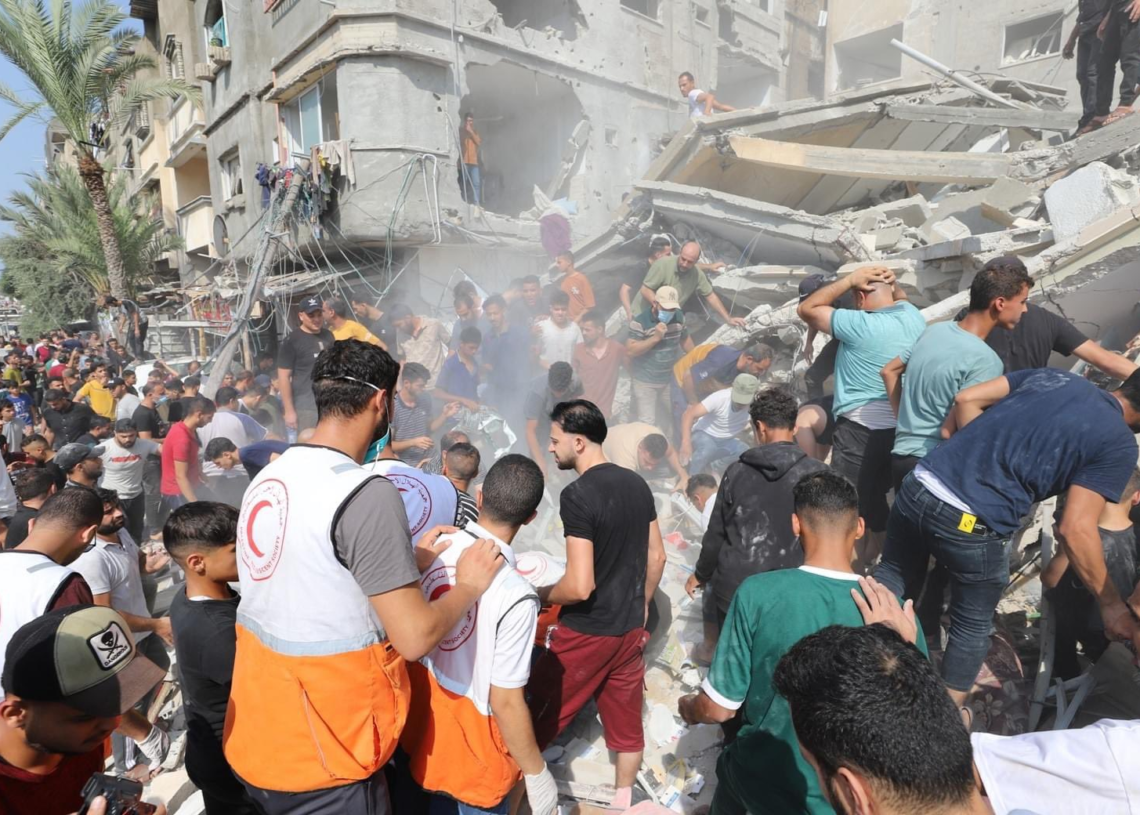 La Croix-Rouge affirme qu&rsquo;un de ses convois a été visé par des tirs des forces israéliennes à Gaza
