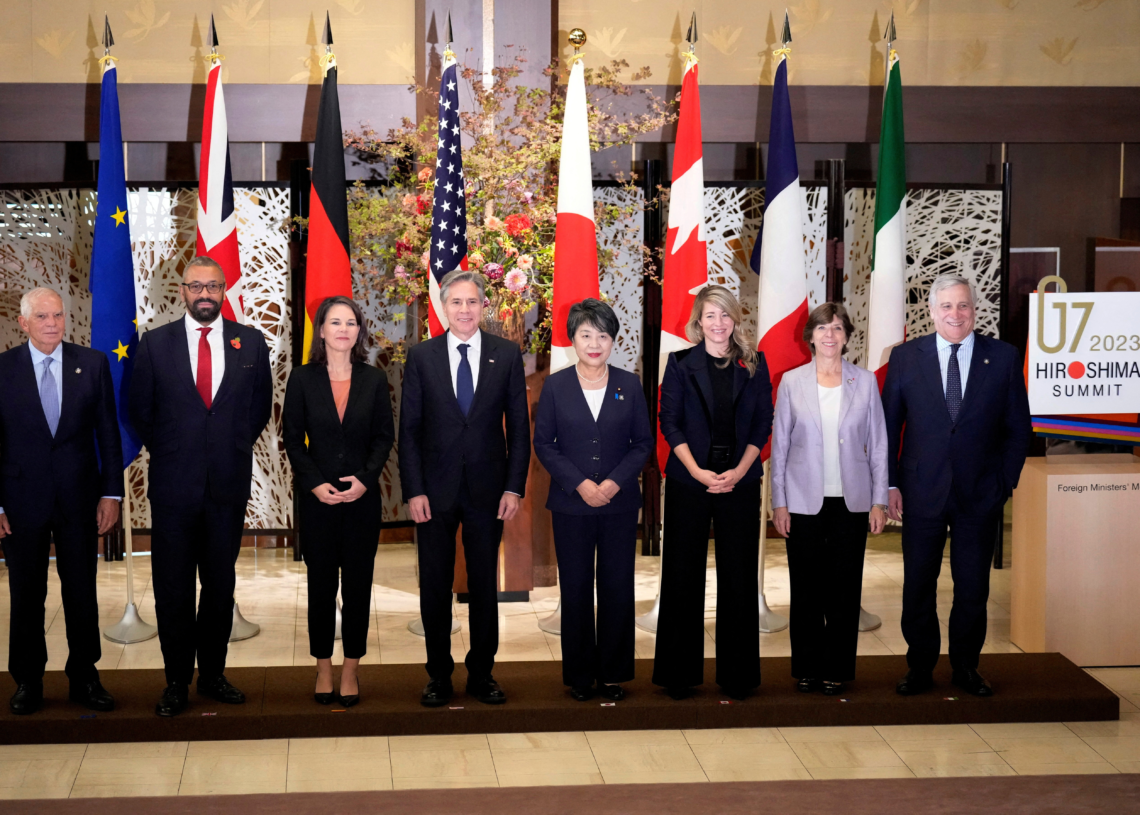 Le G7 soutient l’instauration de « pauses et couloirs humanitaires » à Gaza