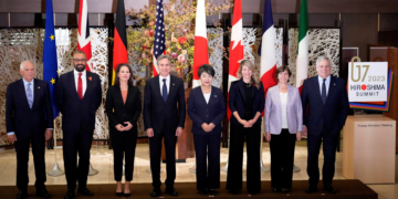 Le G7 soutient l&rsquo;instauration de « pauses et couloirs humanitaires » à Gaza
