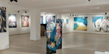 Maison des Arts du Belvédère- Exposition du Duo libyen, Najla El Fituri et Youssef Fatis: « Water’s Call », un dialogue chromatique et existentiel