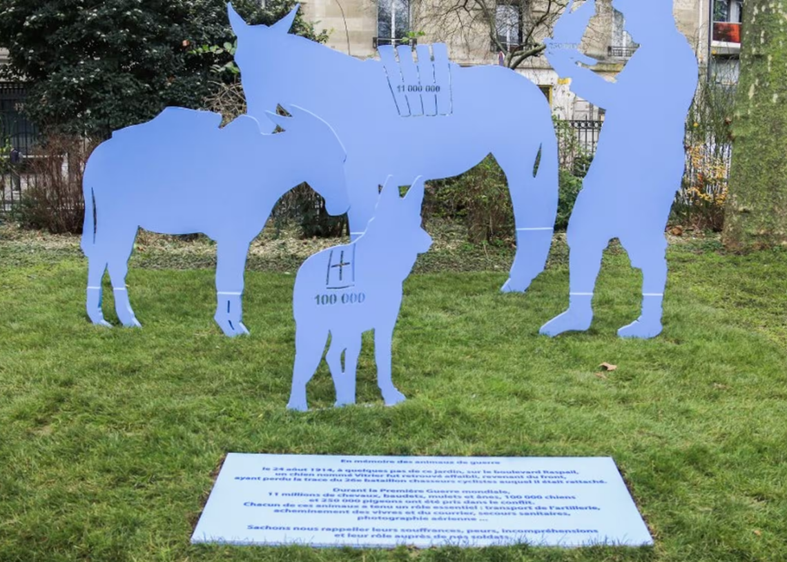 France: Un monument dédié aux animaux morts durant les guerres fait jaser sur les réseaux sociaux