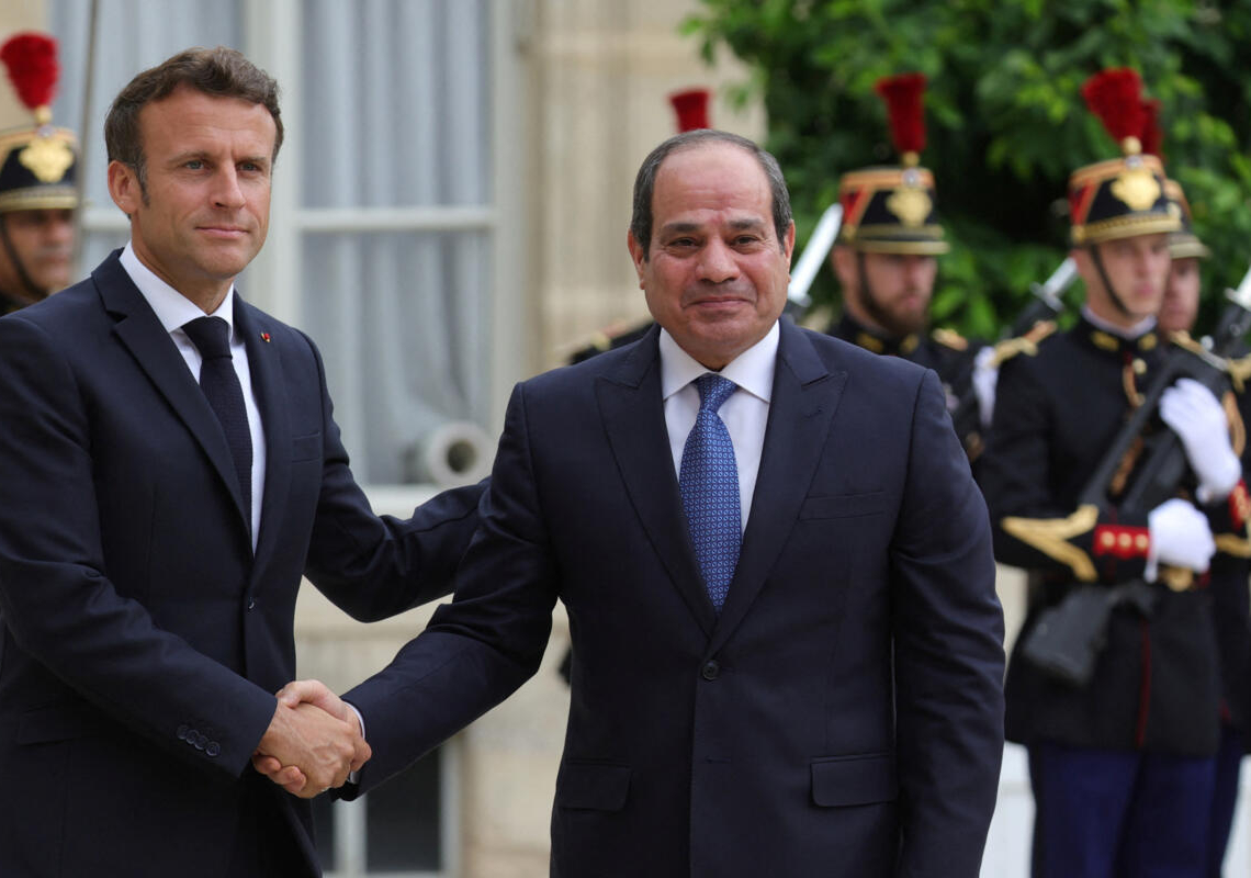 Gaza:  Macron et al-Sissi disent «leur ferme opposition» à une offensive à Rafah