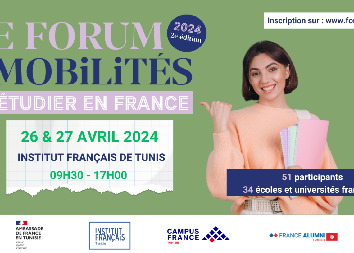Forum des mobilités le 26 et 27 avril: Le rendez-vous à ne pas rater si vous désirez étudier en France