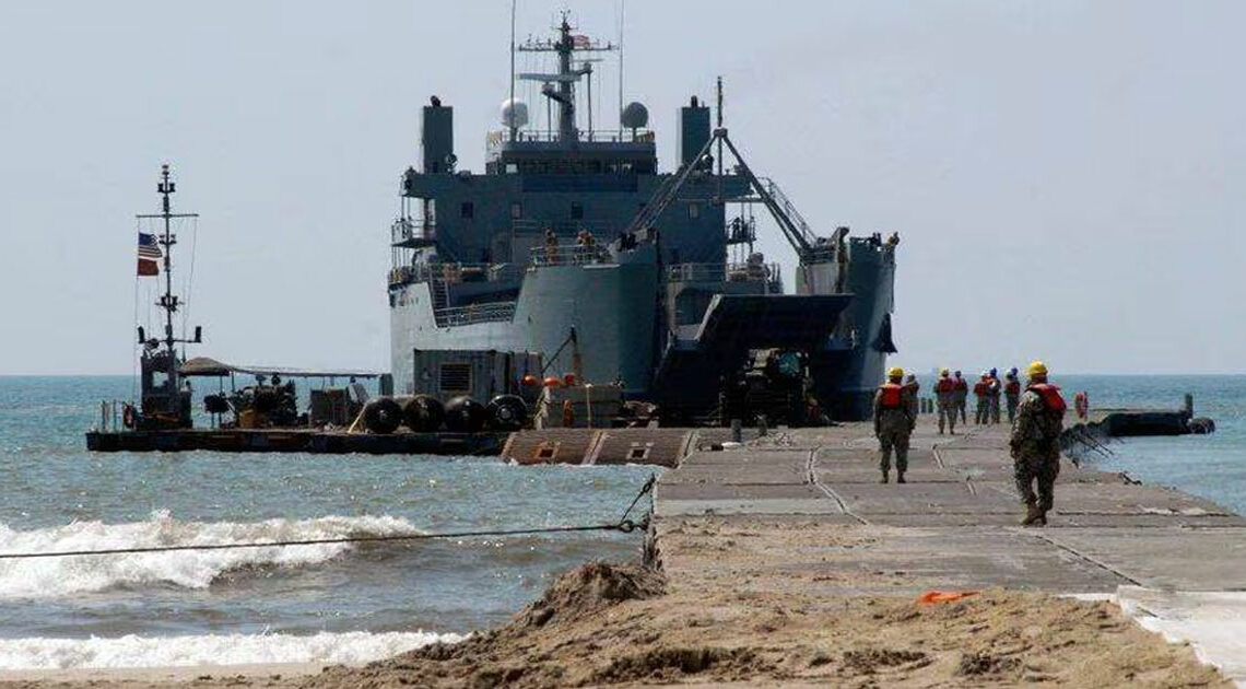 Les Etats-Unis ont commencé la construction d&rsquo;une jetée à Gaza