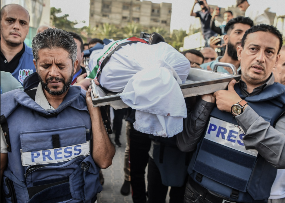 Le prix mondial de la liberté de la presse de l’Unesco décerné aux journalistes palestiniens de Gaza