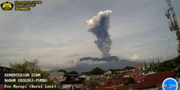 En Indonésie, une nouvelle éruption du volcan Marapi