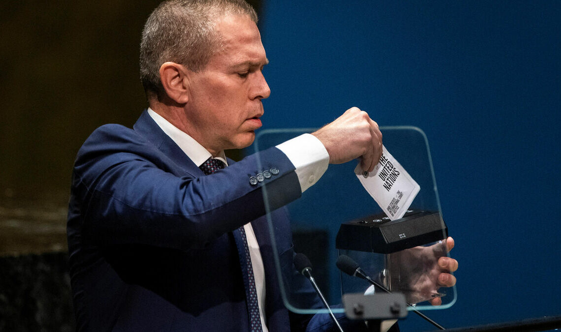 Israël broie la charte de l’ONU