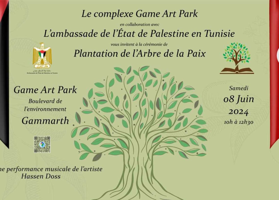 Plantation de l’Arbre de la Paix : Qu’il soit porteur de liberté et de sérénité pour le peuple palestinien !