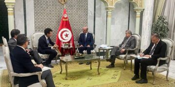 Giuseppe Perrone, nouvel ambassadeur de l&rsquo;UE en Tunisie, reçu par Mohamed Ali Nafti