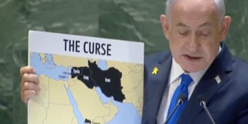 Hezbollah, Iran, Gaza… Ce qu&rsquo;il faut retenir du discours de Netanyahu à l&rsquo;ONU
