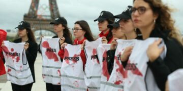 France: Reporters sans frontières rend hommage aux journalistes tués à Gaza