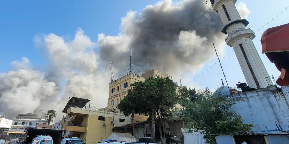 Liban: Des frappes israéliennes sur la ville de Nabatiyeh font 5 morts dont le maire