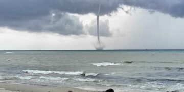 Trombe marine dans le Golfe de Hammamet: Un phénomène récurrent selon l’INM