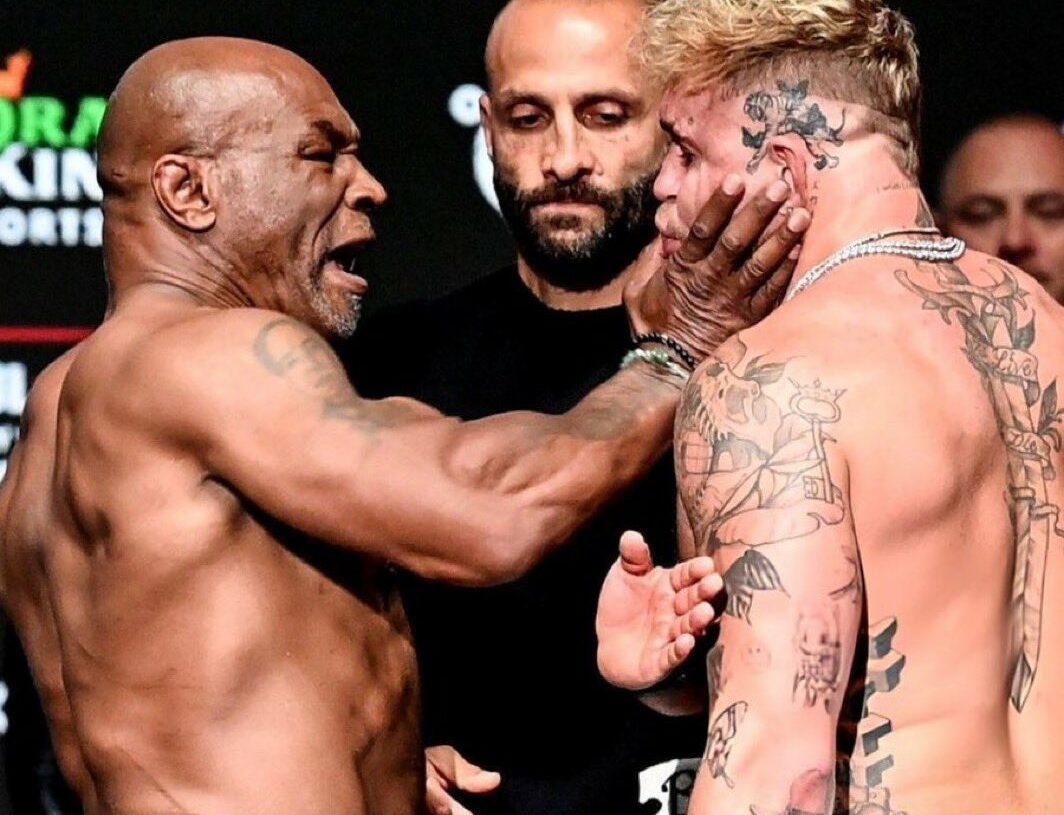 Un combat qui s’annonce « chaud »: Mike Tyson gifle Jake Paul lors de la pesée