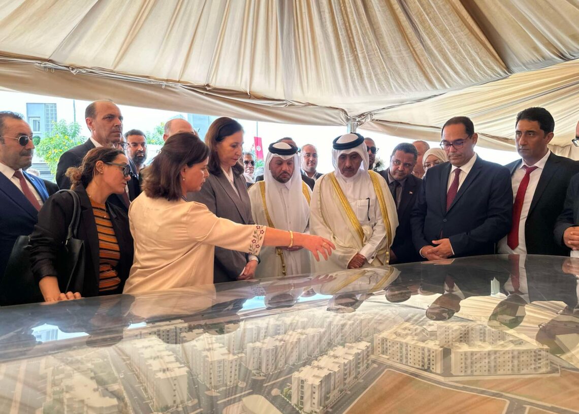 Sidi Hassine- Séjoumi: La ministre de l’Equipement remet 810 logements financés par le Qatar