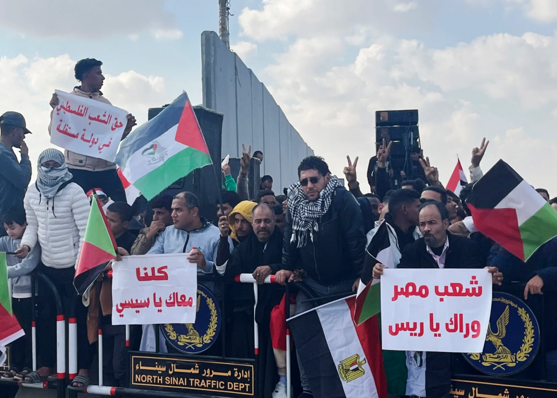 Egypte: Manifestation contre le déplacement des Palestiniens de Gaza proposé par Trump
