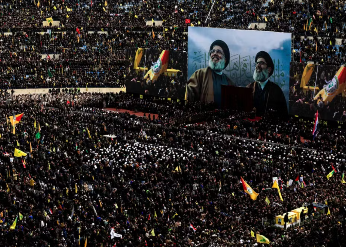 Funérailles de Nasrallah: Au moins 800 000 personnes ont rendu hommage à l’ancien leader du Hezbollah