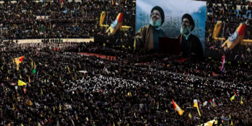 Funérailles de Nasrallah: Au moins 800 000 personnes ont rendu hommage à l&rsquo;ancien leader du Hezbollah