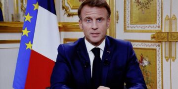 Nucléaire, taxes américaines, « menace russe »… Emmanuel Macron s&rsquo;est adressé aux Français