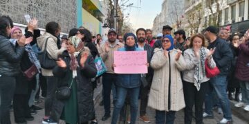 Tunis: Manifestation de soutien à Ahmed Souab