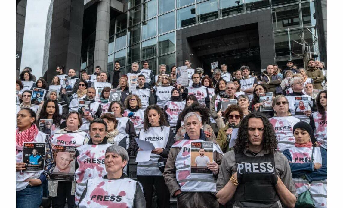 France: Rassemblements à Paris et Marseille en solidarité avec les journalistes tués à Gaza