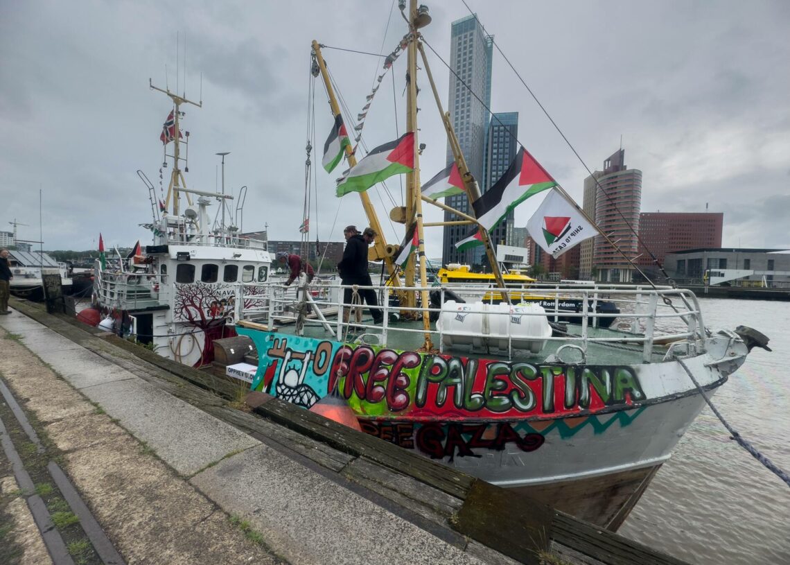 Le Handala, navire de la «Flotille pour la liberté», débute sa traversée vers Gaza