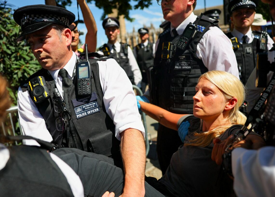 Parce qu&rsquo;ils s&rsquo;opposent au génocide à Gaza: 41 manifestants propalestiniens arrêtés par la police à Londres