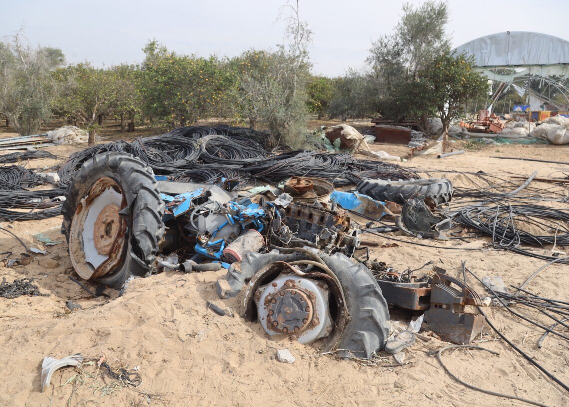 Seulement 1,5 % des terres agricoles sont encore utilisables à Gaza, selon la FAO