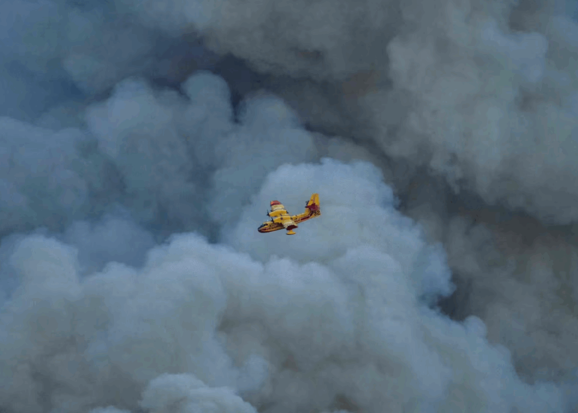 Un incendie détruit 11 000 hectares dans le sud de la France