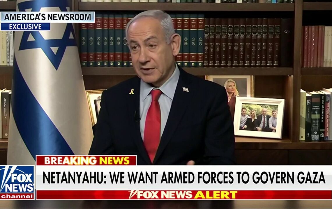 Israël veut prendre le contrôle de Gaza mais mais ni la « gouverner » ni la « garder », déclare Netanyahu à Fox News