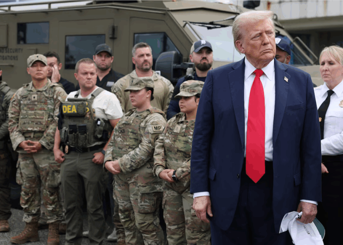 Poudrière américaine …