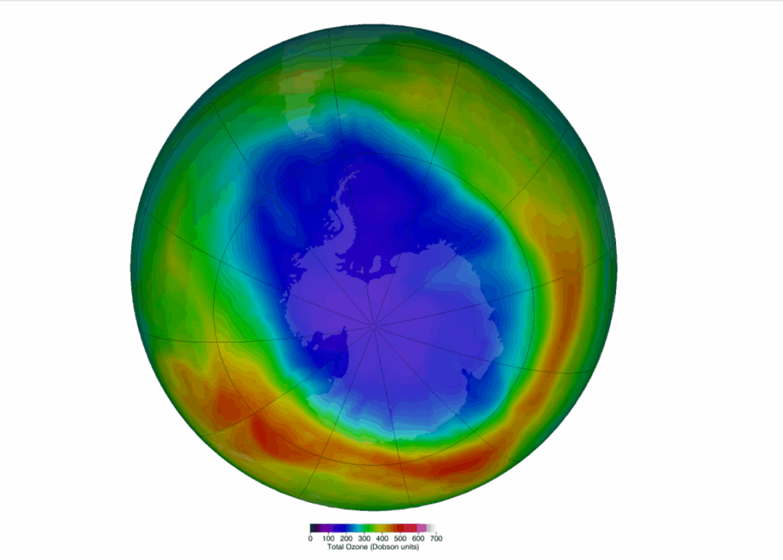 Une bouffée d’oxygène: le trou dans la couche d’ozone se résorbe, et devrait se refermer dans le courant du siècle
