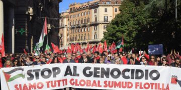 Rome, Milan, Bologne, Gênes, Naples…En Italie, des centaines de milliers de manifestants dans la rue pour Gaza